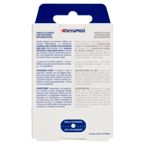 FarmaMed Cerotto Classico con protezione batteriostatica 30 pz